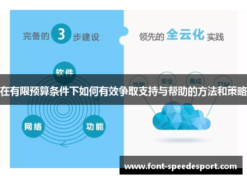 在有限预算条件下如何有效争取支持与帮助的方法和策略